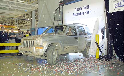 30  2001 .     Toledo North Assembly plant     Jeep Liberty