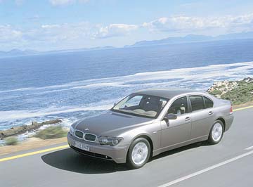 BMW 7 Series (кузов E65), модель 2001 г.