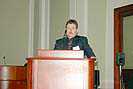 Вр.И.О. Начальника 21 НИИИ МО РФ полковник Александр Тарасов выступает на 17-й Международной автомобильной конференции, г. Москва, 17 декаря 2008 г.