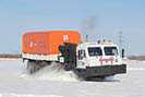 Образец СКШ БАЗ-69092 для аварийно-спасательных работ для Арктики, 2018 г. Тренировка перед демопоказом